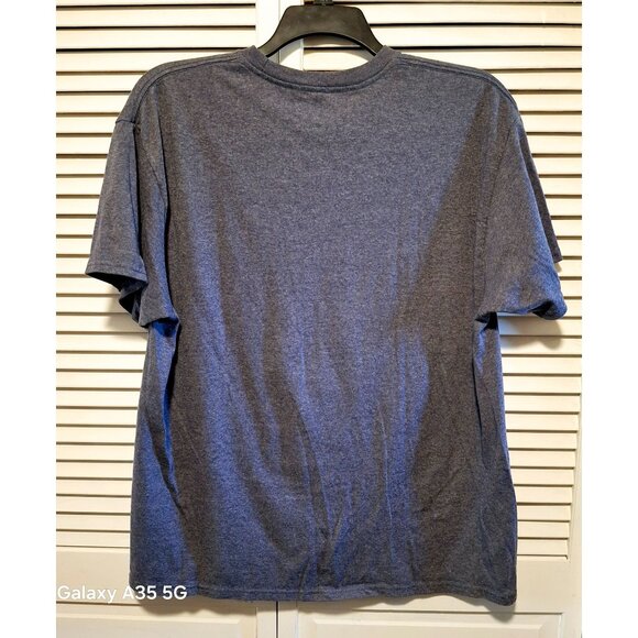 Realtree Gray Graphic T-Shirt An American Tradition Logo Cotton Blend Short Slee - Picture 4 of 5